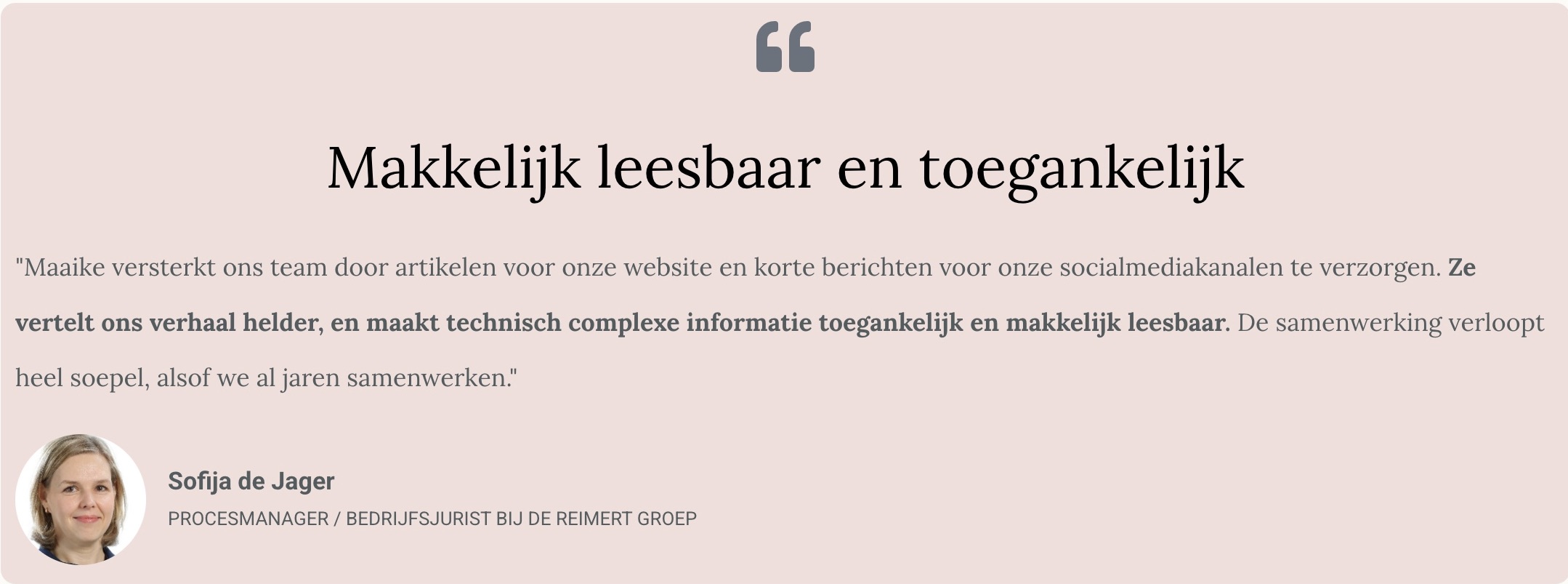 Tekstschrijver-Copywriter-Maaike van den Bosch-Almere-Review-2